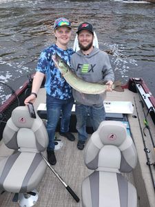 Happy clients, Musky Fishing in Wisconsin 