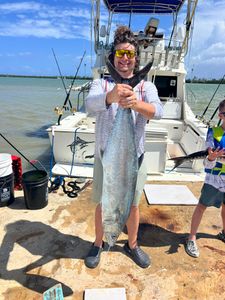 King Mackerel Action on Today's Fishing Charter