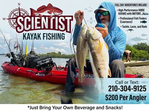 Wide open availability 7 days a week—message to book your kayak fishing trip today at Calaveras Lake area adventures.
