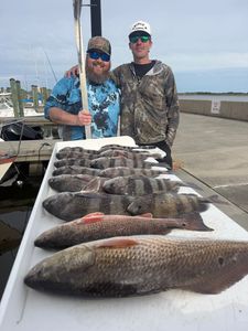 Redfish and Black Drum with Josh and Aden