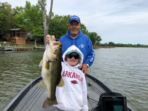 Bass fishing on Lake Fork with the family