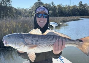 Landing Winter Redfish in the Lowcountry Backwaters