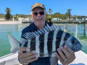 Cape Coral Sheepshead Action: 4-Hour Guided Fishing Experience