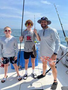Family Fishing Adventure with Sharks and Groundfish