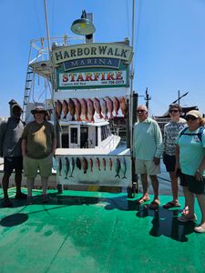 Alabama crew enjoys snapper action on the Starfire