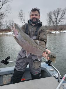 manistee salmon fishing with the top fishing guide
