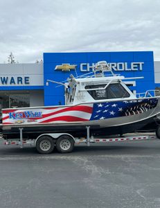 Boat is Wrapped and Ready to Roll!