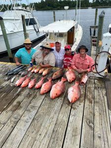 Joined a Snapper Fishing Charter in Carrabelle, FL