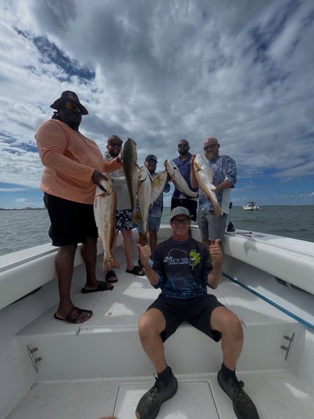 Family-friendly adventure during a Galveston Texas fishing charter creating lasting memories.