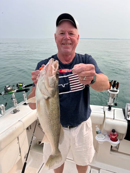 Happy walleye catch!