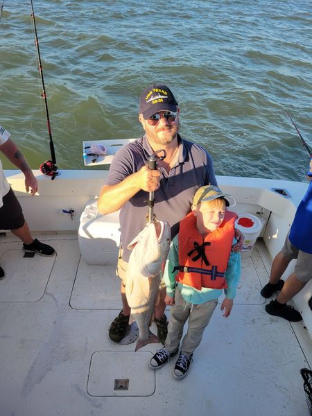 The best seat in Galveston is on the boat.