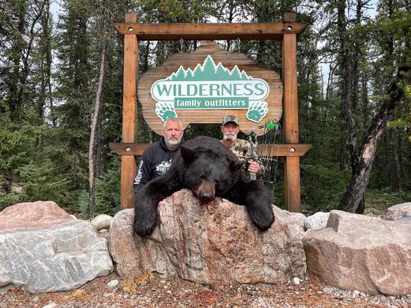 Trophy black bear on our Saskatchewan hunts