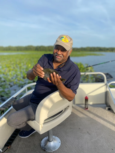 Central Florida family fishing in Sebring.