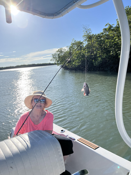 Great day on the water at Goodland Boat Park! Mixed techniques paying off with this catch.