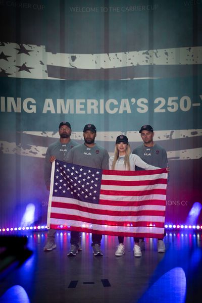 Proudly representing America on the big stage!