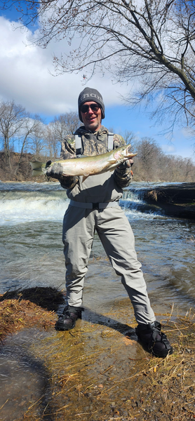 Beautiful rainbow trout from Evans Mills NY waters!