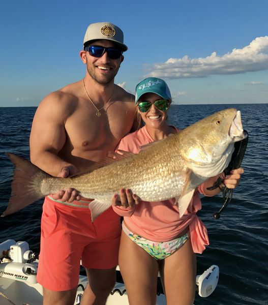 Trophy Redfish Caught While Fishing Bonita Springs