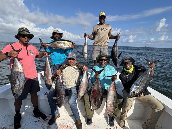 Massive blackfin and bluefin tuna caught in Grand Isle waters!