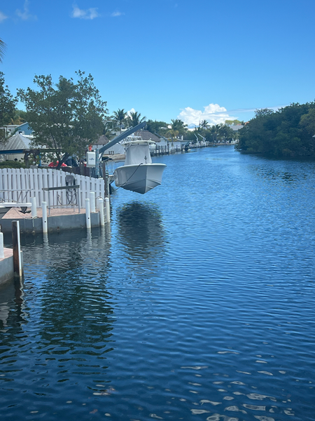 Perfect marina setup in beautiful Key Largo waters!