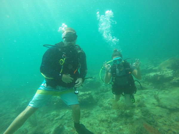 Exploring underwater depths in Coral Springs FL!