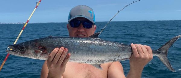 King mackerel success on the open water!