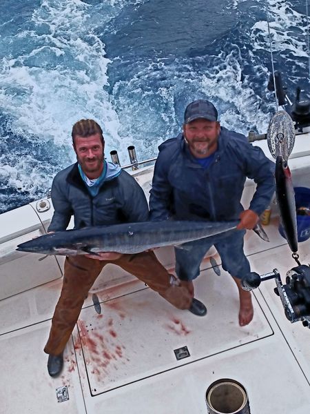 Another beautiful wahoo brought to the boat!