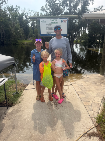 Perfect family fishing day in Crystal River!