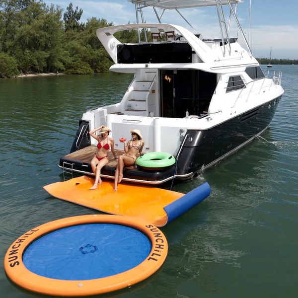 Ultimate floating paradise setup in Miami waters!