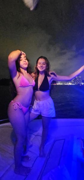 Miami nights hit different from the water!