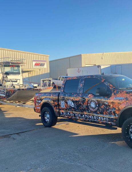 Lead Slingers guide truck ready for Forney TX adventures!