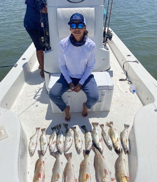 Tight lines and beautiful views while fishing the waters of South Padre Island, TX.