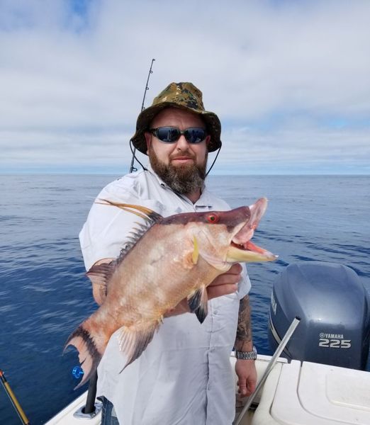 Big smiles and bigger catches after a successful deep sea fishing trip out of Clearwater.