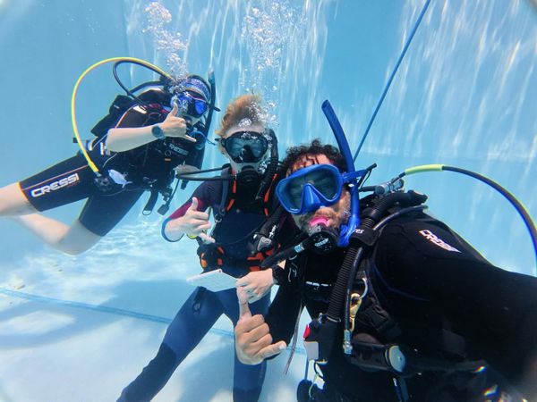 Perfect diving conditions with crystal clear underwater visibility!