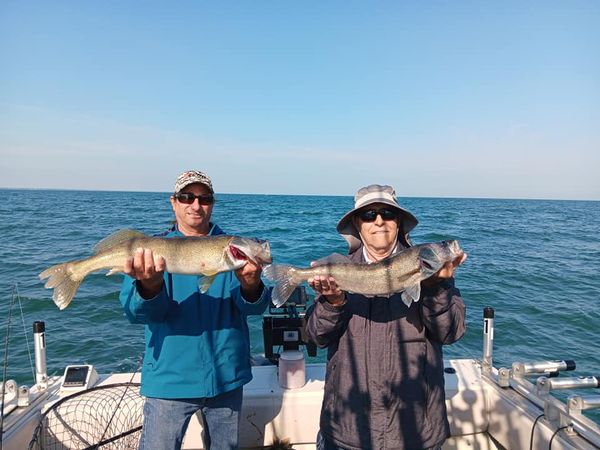 Lines tight, hearts happy on Lake Erie.