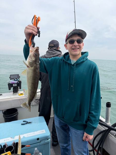 Nice Lorain walleye caught on the water!