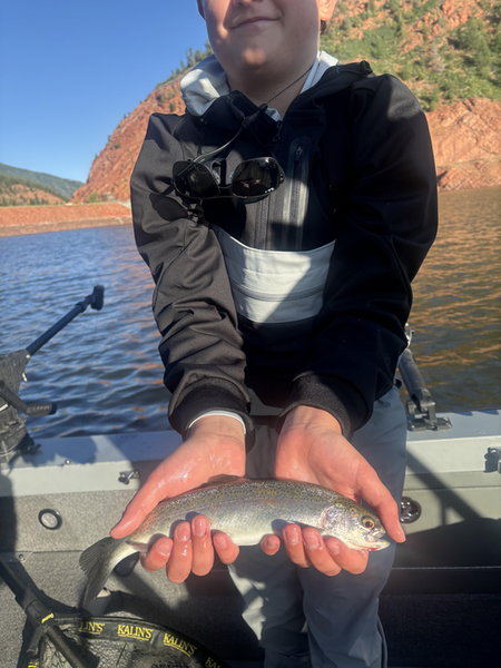 Mastering the art of deep sea jigging for Cutthroat Trout in Silt!