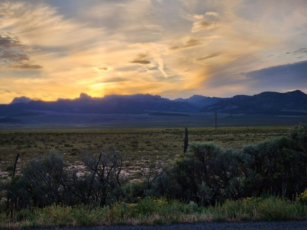 Golden hour magic in the Utah wilderness near Panguitch.