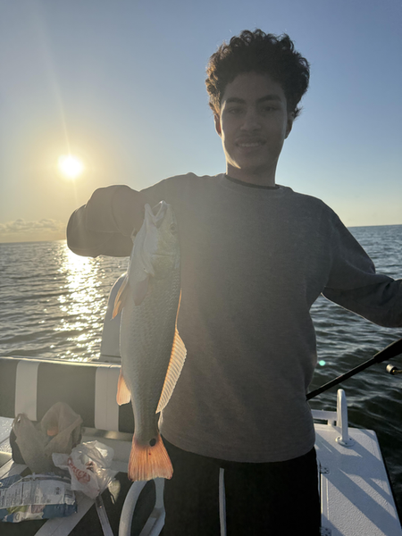 Great catch on the water today! Perfect conditions for an exciting fishing adventure.