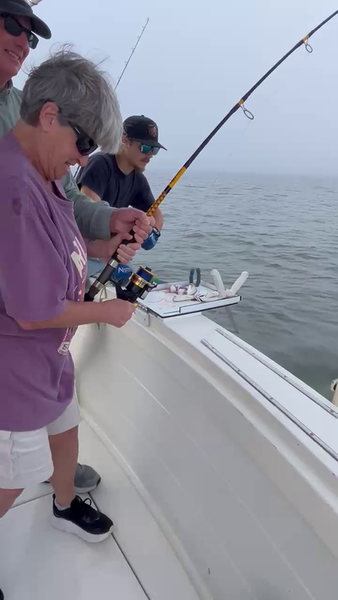 Peaceful fishing day on the Mississippi Gulf Coast waters.
