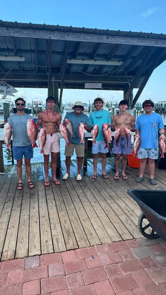 Red snapper success on the water today!