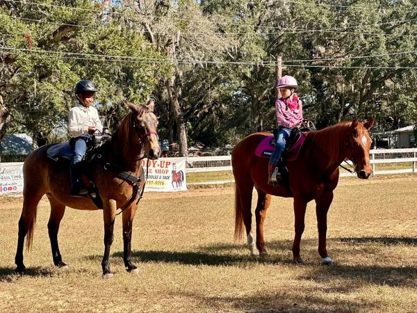 Perfect riding day at Spring Hill FL equestrian grounds!