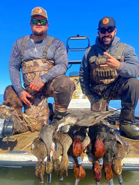 Another successful day bringing home the ducks!