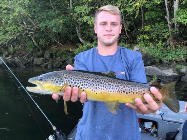 Catch Trout fishing in Beaver Lake AR