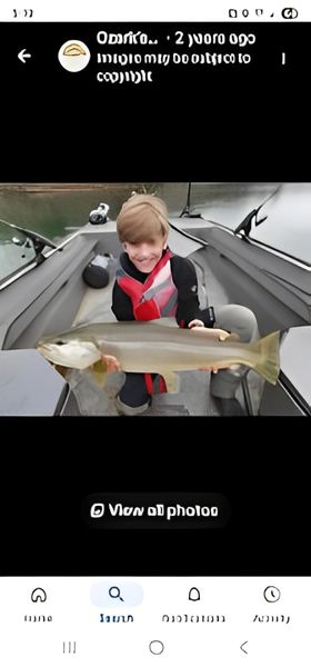 Sunny day, fishing at Eureka Springs