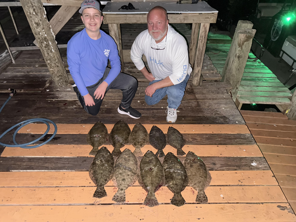 Shallow Encounters Flounder Gigging Charter