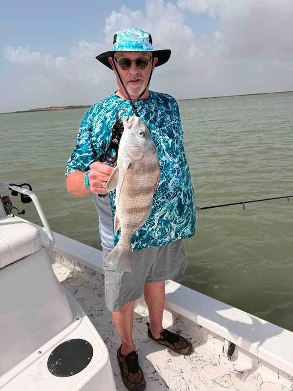 Fish in the box with Capt. Marc