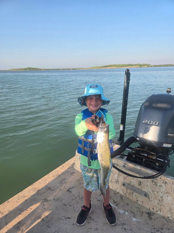 Fish in the box with Capt. Marc