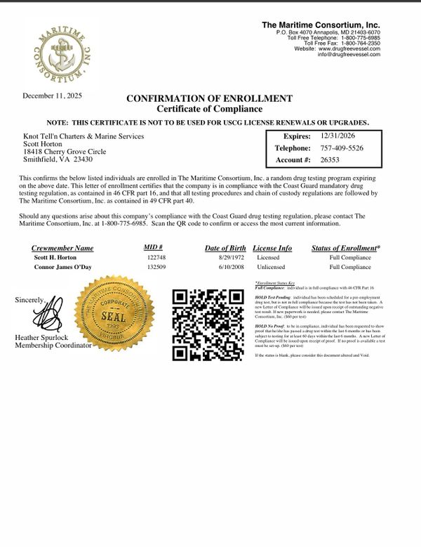 Knot Tell'n Fishing charters