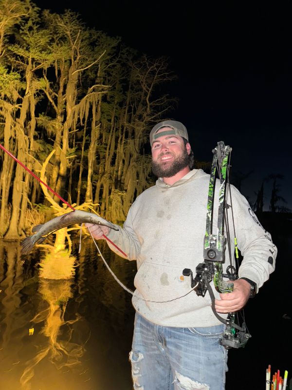 Stick and Stack Bow Fishing