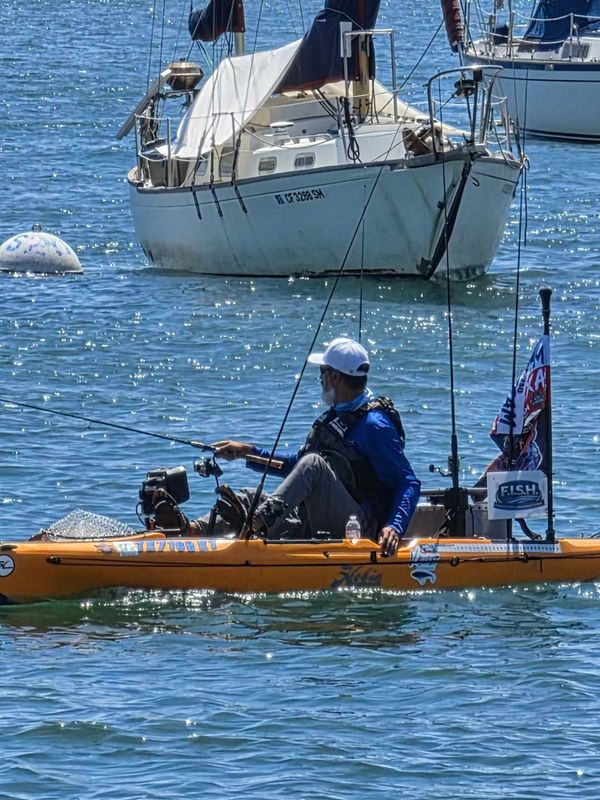 Scientist Kayak Fishing